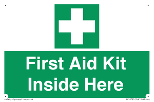First Aid Kit Inside Here